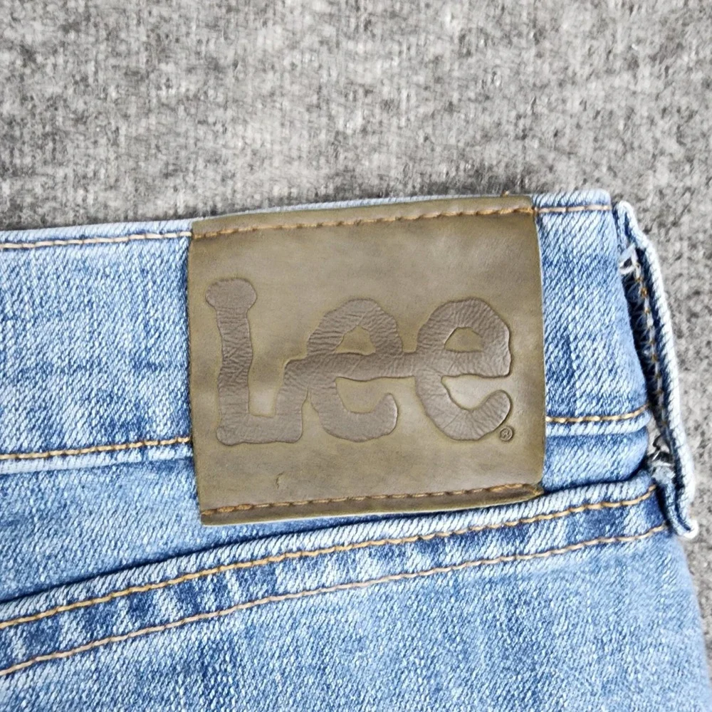 Lee‎ Classic Fit Jeans Mens 42x29 Light Blue Denim Straight Leg Pants